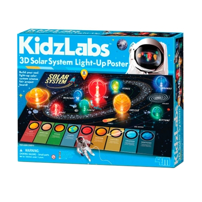 Sistema Solar 3D con Luz 4M Kidzlabs