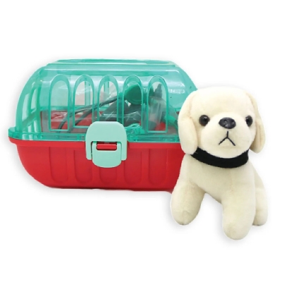 Maletín Veterinario con Perro y Accesorios