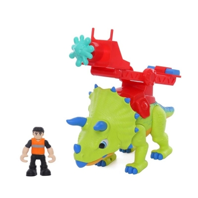 Triceraptor Dino Troop Kids Con Figura 3+