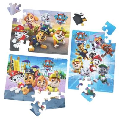 Spin Rompecabezas Paw Patrol 3D 3x24 Pzas 4+