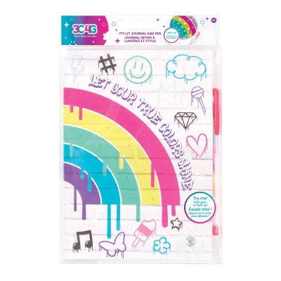 Diario 3C4G Con Lapicero Y Luces 6+