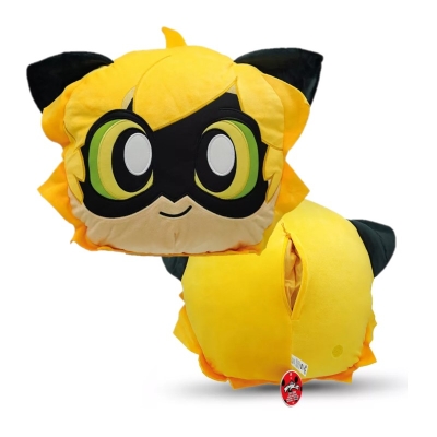 Peluche Cojin Miraculous Cat Noir