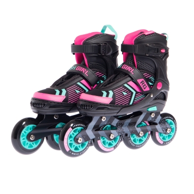 Patines Apache De Línea Negros/Azul