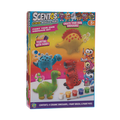 Set Pinta tu Propio Dinosaurio