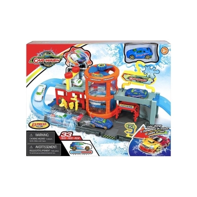 Playset Lavado de Autos con 1 Carro