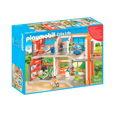 Clinica De Niños Playmobil 291 Piezas 4+