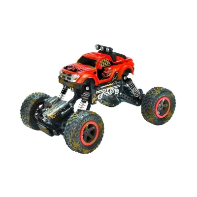 Buggy a Radio Control Escalador de Rocas Rojo