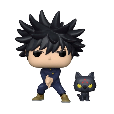 Funko Pop Figura Jujutsu Megumi Con Perro