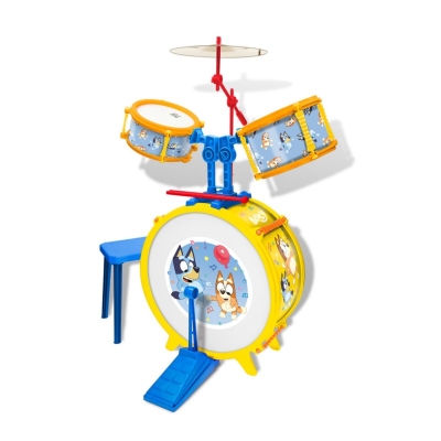 Bateria Con Banqueta Reig Bluey 3+