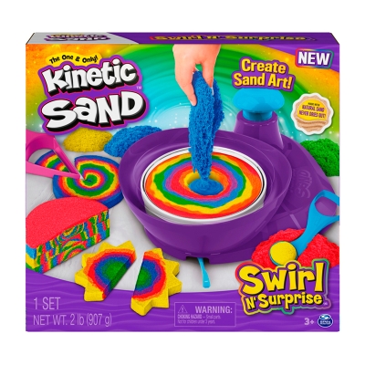 Juego Slice N' Surprise con arenaKINETIC SAND