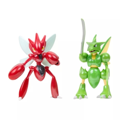 Figura Pokemon Select Scyther Y Scizor