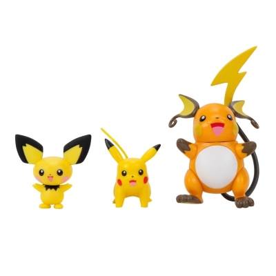Figura Pokemon Select Pichu Pikachu Raichu