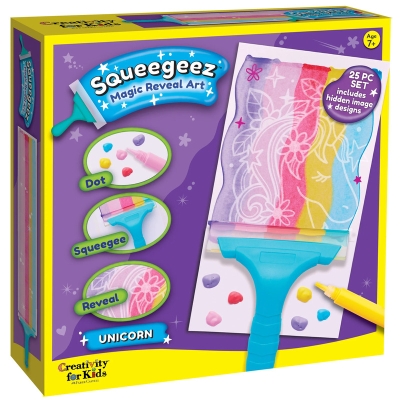 Squeegeez Magic Reveal Arte Unicornio Creativity For Kids
