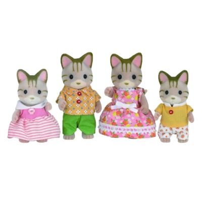 Familia Gato De Rayas Sylvanian Families