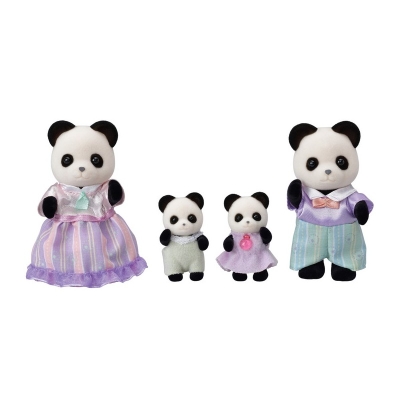 Familia Panda Pookie Sylvanian Families