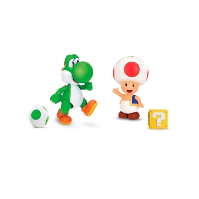Super Mario Yoshi y Toad Figuras