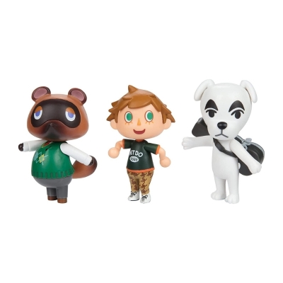 Set de 3 Figuras Animal Crossing