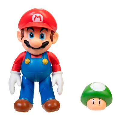 Super Mario Set De Figura Mario y Honguito