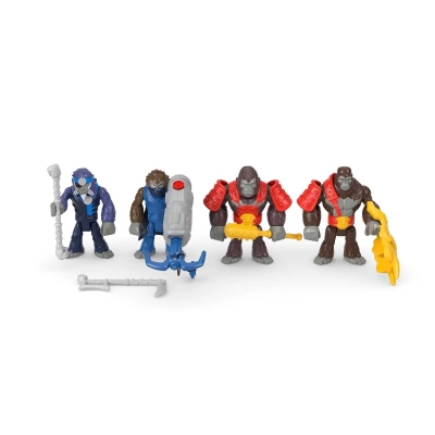 Set De Gorilas Imaginext Con Accesorios