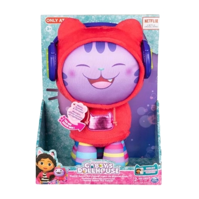Peluche Dj Catnip  Interactivo  Gabby's Dollhouse 3+