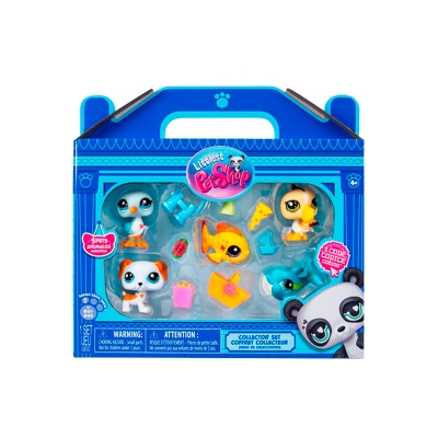 Kit de 5 coleccionables de los mejores amigos de la playa LITTLEST PET SHOP