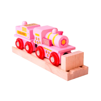 Tren De Motor 123 Rosa