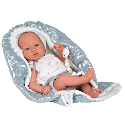Reborn Bebe Borja 38 Cm Con Accesorios