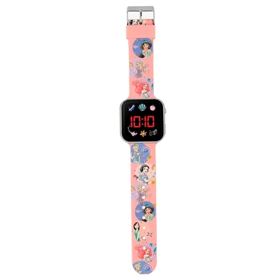 Reloj LED Rosado de Disney Princess