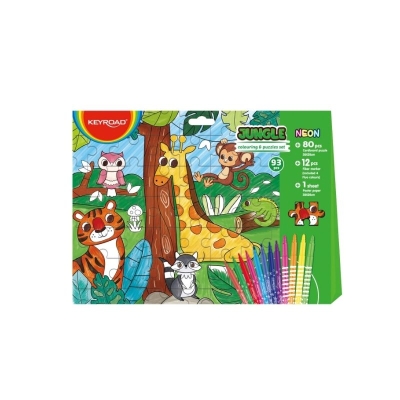Rompecabeza Jungla con Colores