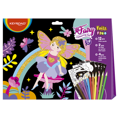 Dibujo de Colorear Hadas con Accesorio
