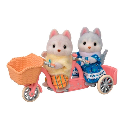 Sylvanian Families Set Ciclismo Tandem