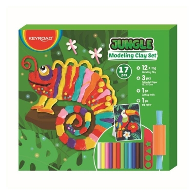 Juego de Arcilla Jungla 17 Piezas