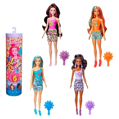 Barbie Muñeca Color Reveal Arcoiris