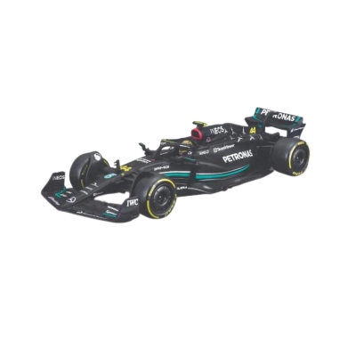 Vehículo Coleccionable Burago Mercedes W14 Hamilton