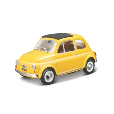 Vehículo Fiat Bburago 500F Amarillo