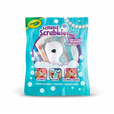 Crayola Mascotas Oceánicas Scribble Scrubbie