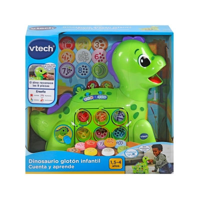 Dino Glotón Cuenta y Aprende Vtech 4+