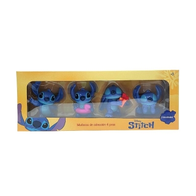 Juego 4 Figuras Stitch