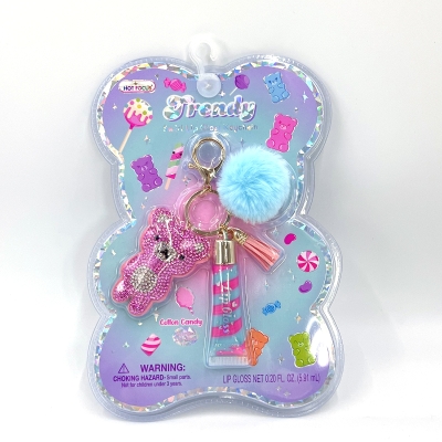 Llavero con Brillo Labial Gummy Bear