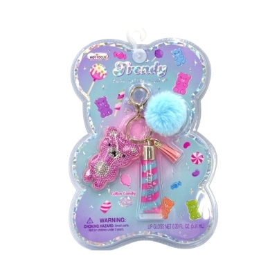 Llavero con Brillo Labial Gummy Bear