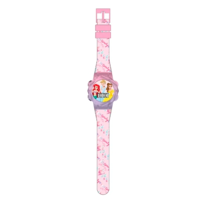 Reloj LED Digital Rosado de Princesa