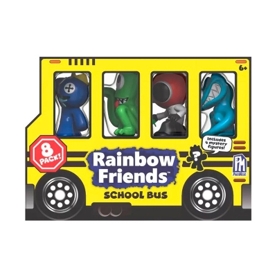 Rainbow Friends 8 Mini Fig. School Bus6+