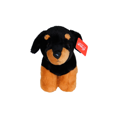 Peluche de Perro Negro Con Marrón Linzy 3+