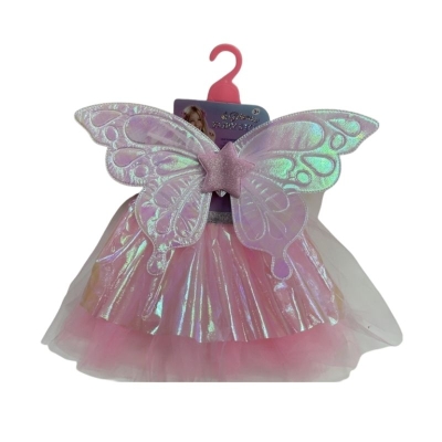 Tutu Rosado con Alas 3+