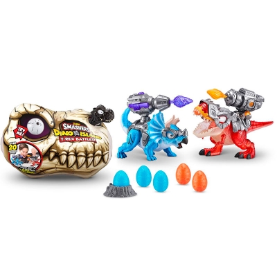 Figura Dinosaurio T-Rex Battle Smashers 3+