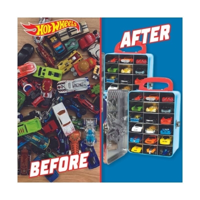 Estuche Metalico para Autos Hot Wheels Negro