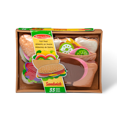Set de Comida Sándwich de Fieltro