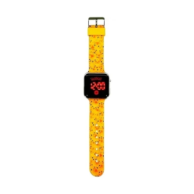 Reloj LED de Pikachu Amarillo