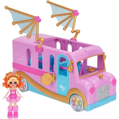 Autobús y Closet Glamuroso con Muñeca Royale High