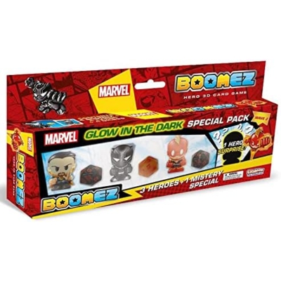 Set de 3 Figuras Marvel + Brillo Misterioso W2 Boomez